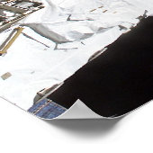 Poster Les astronautes travaillent sur la Station spatial (Coin)