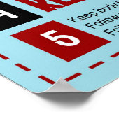 Poster Les attentes de Bobcat dans l'affiche de classe (Coin)