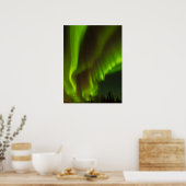 Poster Les aurores boréales | Fairbanks, Alaska (Cuisine)