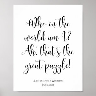 Poster Les aventures d'Alice au pays des merveilles