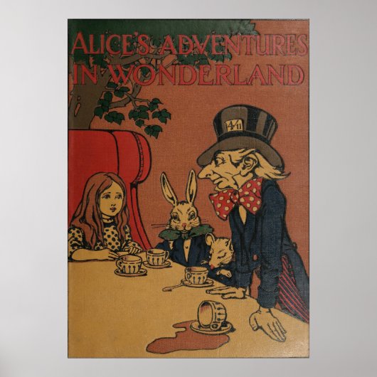 Poster Les aventures d'Alice au pays des merveilles (Devant)