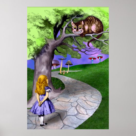 Poster Les aventures d'Alice au pays des merveilles (Devant)