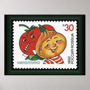 Poster Les aventures de Cipollino~Auteur : D. Rodari~*~