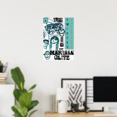 POSTER LES AVENTURES DÉJANTÉES DE MARISSA GLITZ (Bureau à domicile)