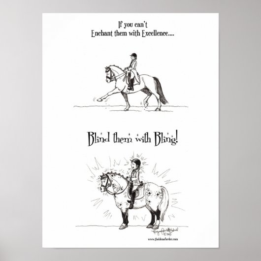 Poster Les aveugler avec l'affiche Bling (Devant)