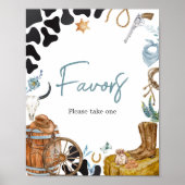 Poster Les Baby showers de Little Cowboy (Devant)