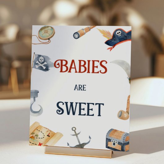 Poster Les Baby showers Pirates Les Bébés Sont Doux