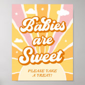 Poster Les Baby showers Sunshine Baby sont Sweet Favor (Devant)