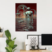 Poster Les Bains (Bureau à domicile)
