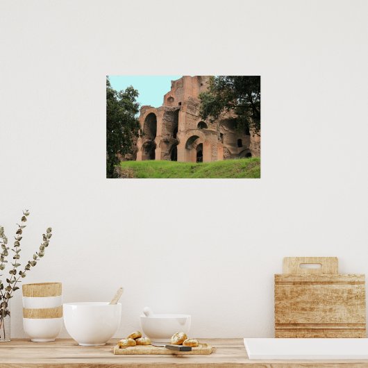 Poster Les bains de Caracalla (Cuisine)