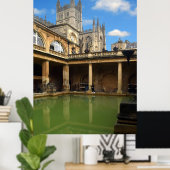 Poster Les Bains Romains, Bain. (Bureau à domicile)