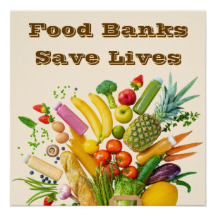 Poster Les banques alimentaires sauvent des vies