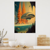 Poster Les banques de l'affiche Oméga (avec le carnet de  (Cuisine)