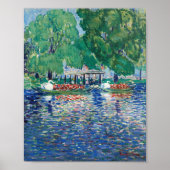 Poster Les bateaux à cygne | George Luks (Devant)