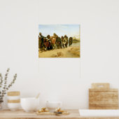 Poster Les Bateaux sur la Volga, 1870-73 (Cuisine)