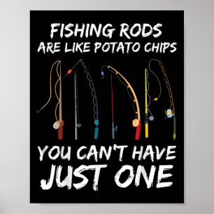Poster Les bâtonnets de pêche sont comme des chips de tom