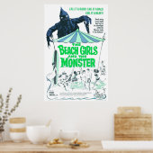 Poster Les Beach Girls et le Monster (Cuisine)