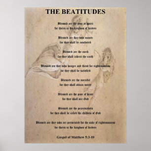 Poster Les Béatitudes