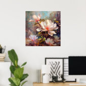 Poster Les Beaux-Arts de Magnolia (Bureau à domicile)