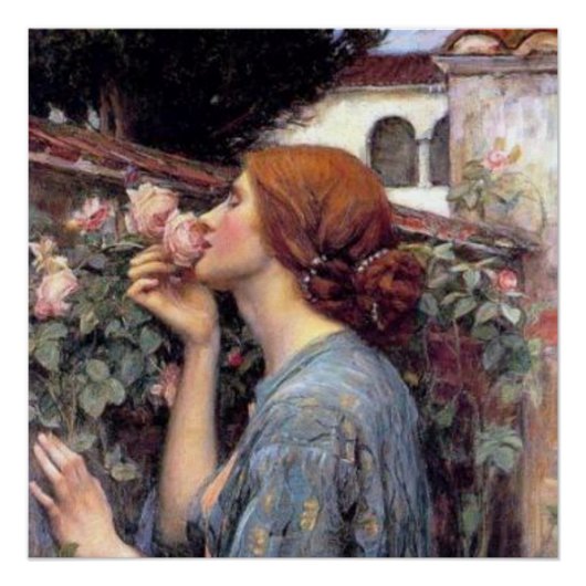 Poster Les beaux-arts L'âme de l'affiche Rose (Devant)