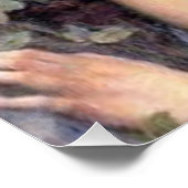 Poster Les beaux-arts L'âme de l'affiche Rose (Coin)