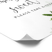 Poster Les bébés à feuillage persistant d'hiver sont doux (Coin)