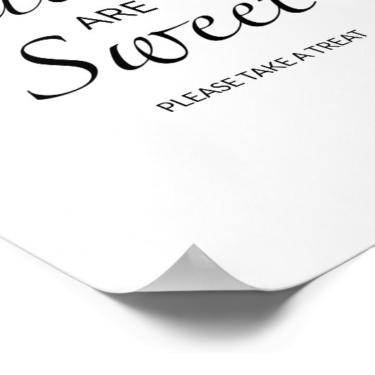 Poster Les bébés à feuillage persistant sont doux prendre (Coin)