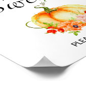 Poster Les bébés citrouilles sont doux prendre un régal (Coin)