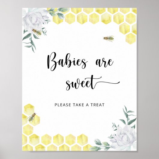 Poster Les bébés d'abeilles douces sont doux (Devant)