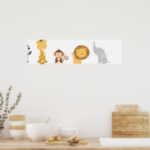 Poster Les bébés de la jungle (Cuisine)