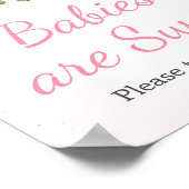 Poster Les bébés de printemps rose pâle sont doux (Coin)