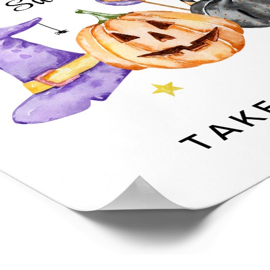 Poster Les bébés d'Halloween sont doux (Coin)