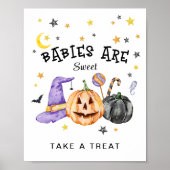 Poster Les bébés d'Halloween sont doux (Devant)