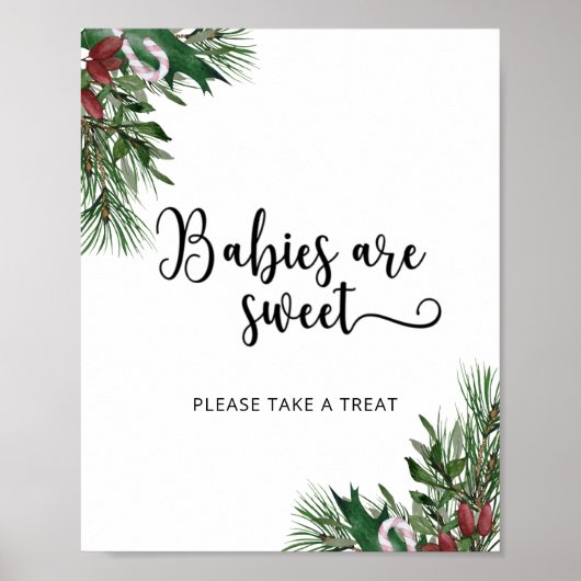 Poster Les bébés Evergreen sont mignons (Devant)