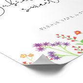 Poster Les bébés fleurs sauvages sont doux (Coin)