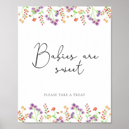 Poster Les bébés fleurs sauvages sont doux (Devant)