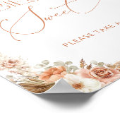 Poster Les bébés floraux Boho Chic sont doux (Coin)