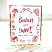 Poster Les bébés italiens traînés à la main sont doux Pre