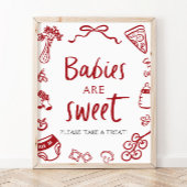 Poster Les bébés italiens traînés à la main sont doux Pre