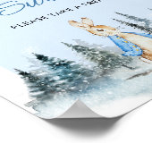 Poster Les bébés lapins d'hiver sont des arches douces (Coin)