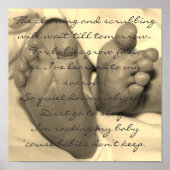 Poster Les bébés ne gardent pas (Devant)