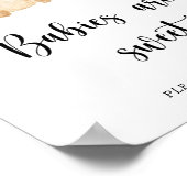 Poster Les bébés ours en peluche sont doux (Coin)