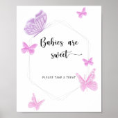 Poster Les bébés papillon sont doux (Devant)