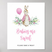 Poster Les bébés Pierre Lapin sont mignons  (Devant)