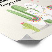 Poster Les bébés sont de doux signe de fête de lama pour (Coin)