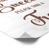 POSTER LES BÉBÉS SONT DOUCES S'IL VOUS PLAÎT PRENDRE UN S (Coin)