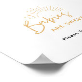 Poster Les Bébés Sont Doux Boho Sunshine Favoriser (Coin)