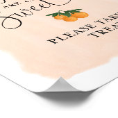 Poster Les bébés sont doux Prenez un médicament Orange Ci (Coin)