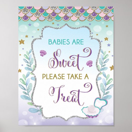Poster Les bébés sont doux Prenez un traitement Fête de s (Devant)