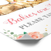 Poster Les bébés sont doux S'il vous plaît prendre un Bab (Coin)